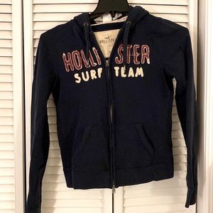 Navy Hollister Hoodie